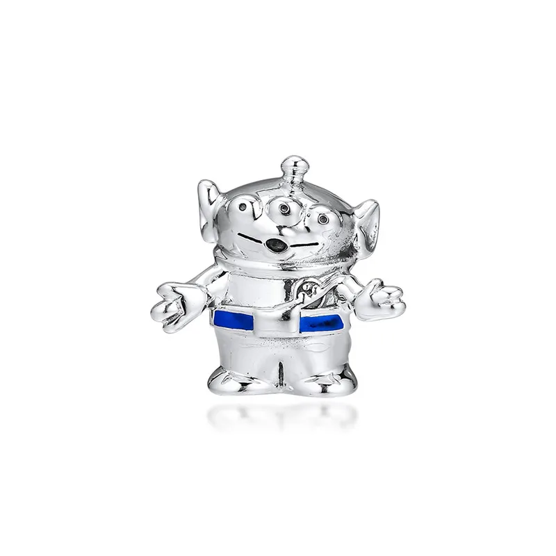 

Бусины с космическим шармом из мультфильма для серебра 925, оригинальный браслет, цветные эмалированные бусины для изготовления ювелирных изделий, лето 2019
