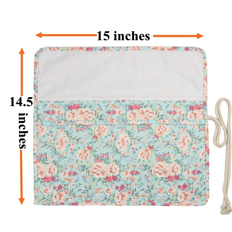 20 карманов художественная краска кисти чехол рулон ручка держатель полотняная