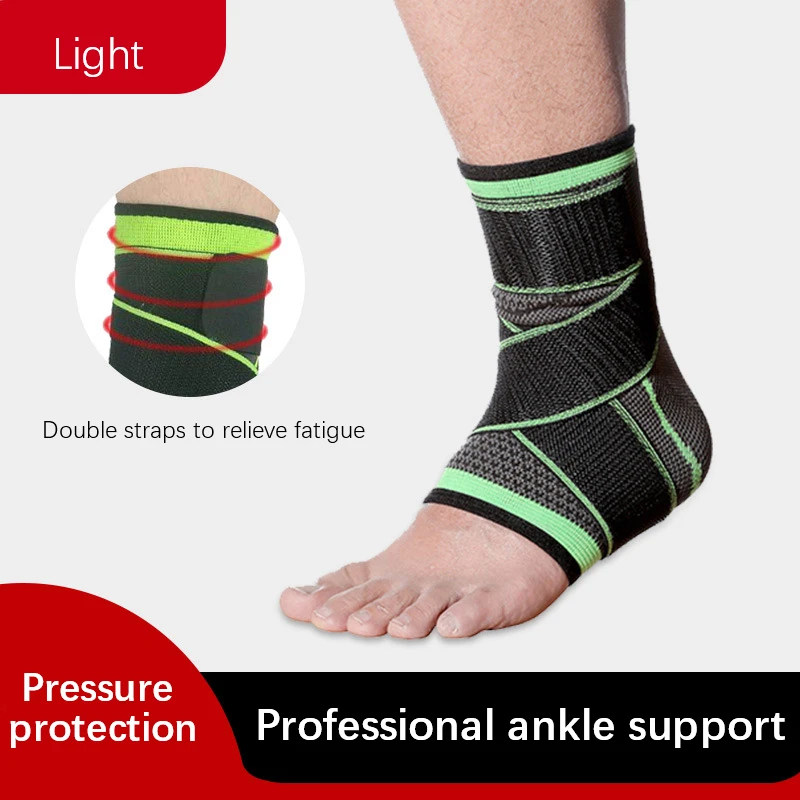 

1 PC Sports Ankle Brace Compression Strap Sleeves Support Elastic Bandage Foot Protective Gear Gym Fitness Breathable
