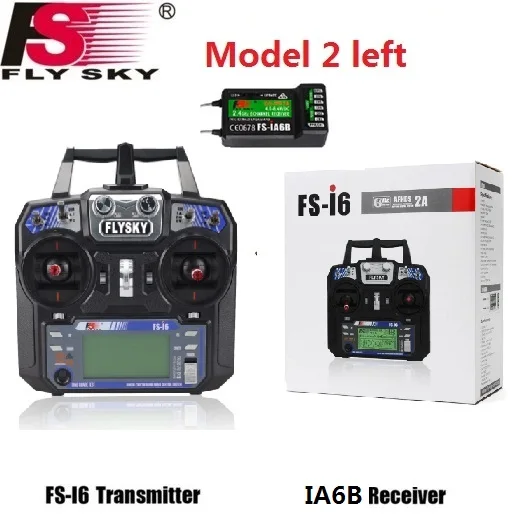 

Flysky FS-i6 FS I6 2.4G 6ch RC Transmitter Controller with FS-iA6 IA6B X6B A8S R6B Receiver For RC Helicopter Plane Quadcopter