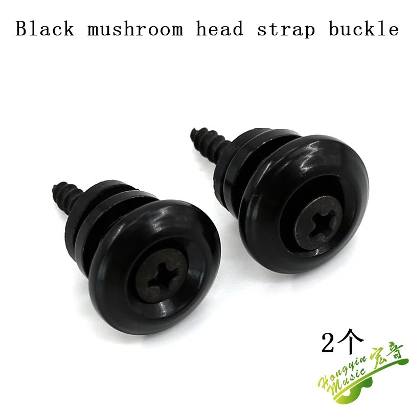 abdeckung mushroom flache kopf metall abs gitarre schwanz nagel strap schnalle taste elektrische gitarre strap nagel voll set free global shipping