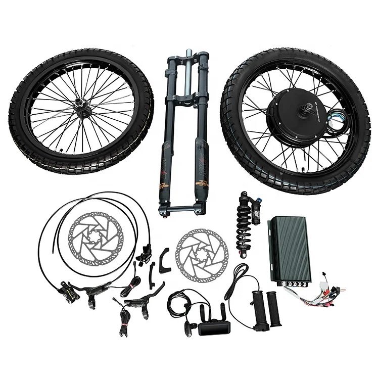 

72V 5000W WP50H gearless hub motor whole system ebike conversion kit