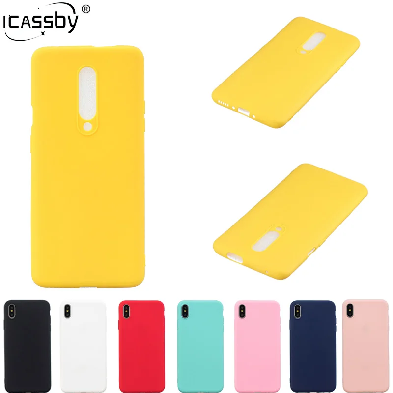 

Case For Fundas Oneplus 7 Pro Soft Silicone Candy Color Soft TPU Back Cover For Coque One Plus 7 Pro Oneplus7 Pro Case Housing