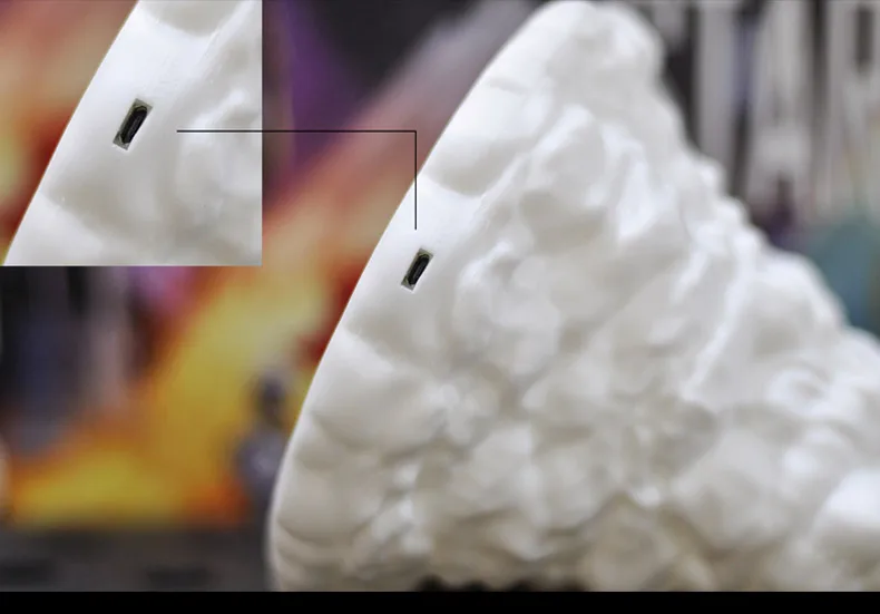 Новинка, Прямая поставка, 3D принт, космический челнок, ночник, светильник, Лунная лампа, USB перезаряжаемая, ракетная лампа, как для комнаты, креативное украшение