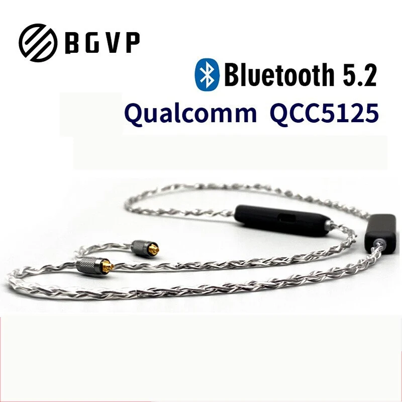 BGVP M2 туры Беспроводной Bluetooth 5 1 APTX QCC5125 чип MMCX Водонепроницаемый спортивные