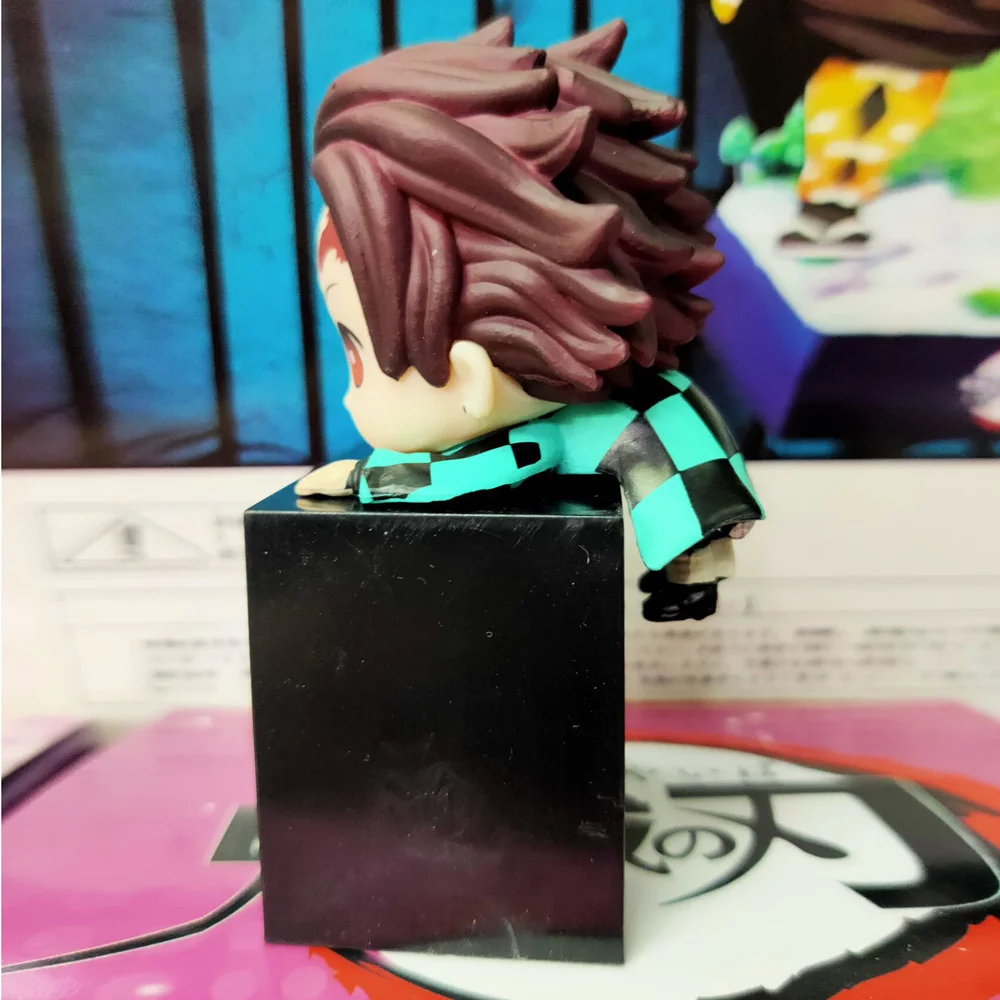 Demon Slayer Tanjirou Nezuko Zenitsu Q Ver. Аниме экшн-фигурки игрушки Kimetsu no Yaiba аниме ПВХ статуэтка