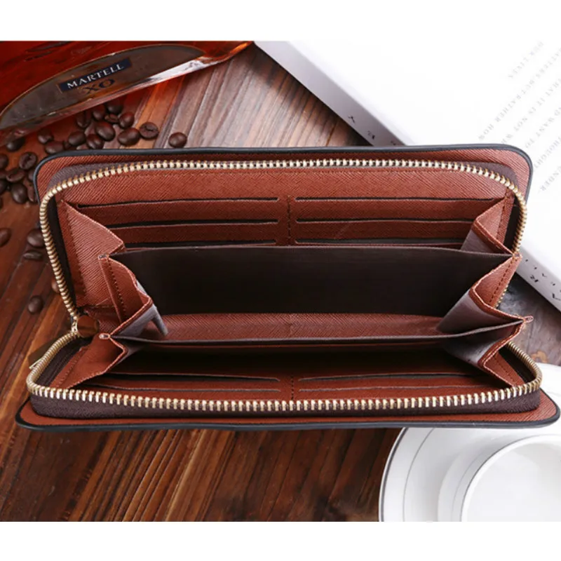 Новинка 2018 мужские кошельки Кожаный клатч для монет кошелек Простой деловой