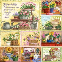 new 5d diy fruit diamond painting flower basket diamond embroidery cross stitch full square round drill manual gift home decor