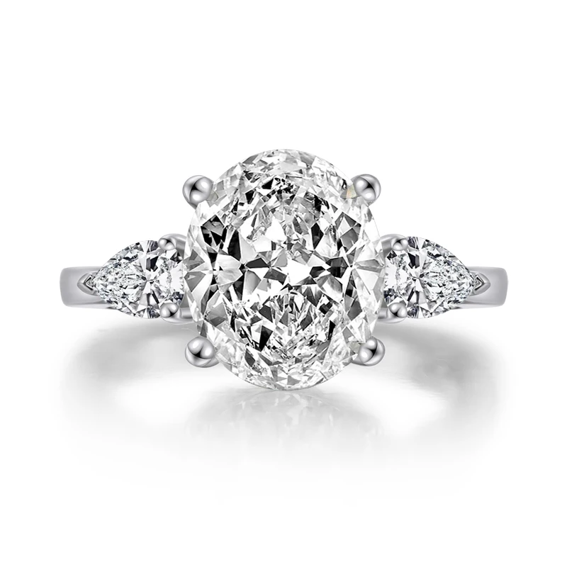 Модное блестящее обручальное кольцо LESF 12 мм для женщин не выцветает серебро 925