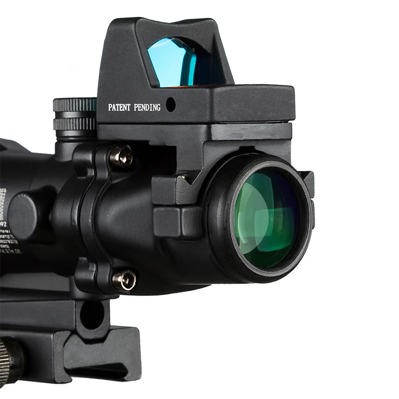 Охотничий Оптический Прицел ACOG 4x32 прицел для охоты страйкбола с Docter черные