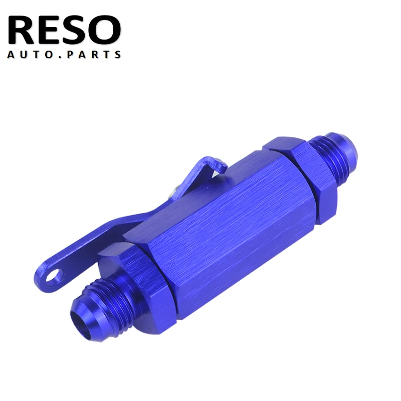 Алюминиевый Встроенный топливный фильтр AN6 запорный клапан с Отсечкой кабельным