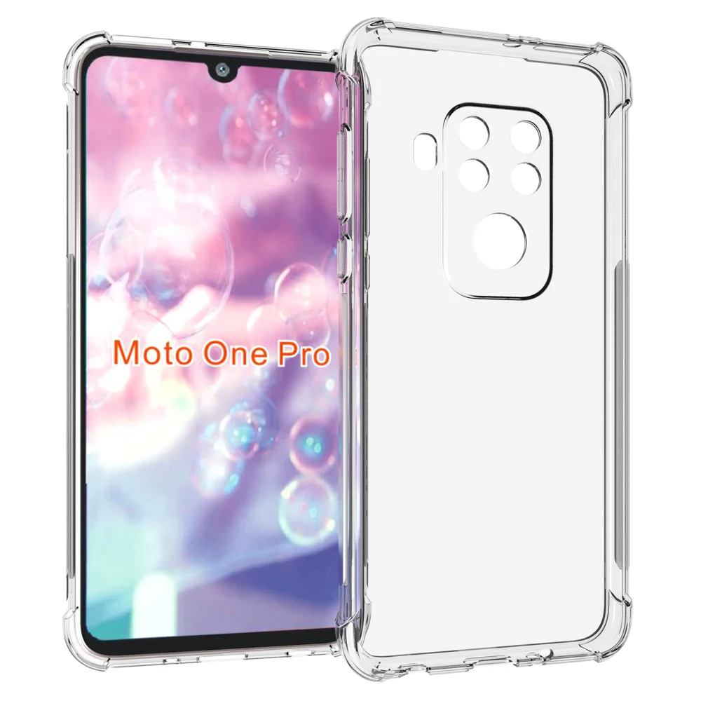 Чехол для Motorola Moto One Zoom подушки безопасности буфер полная Защита Для Pro прозрачный