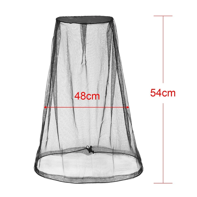 2 Pack Head Net Face Mesh Cover For Outdoor Lovers Protect From Fly Screen Mosquito Gnat And Other Flies | Дом и сад