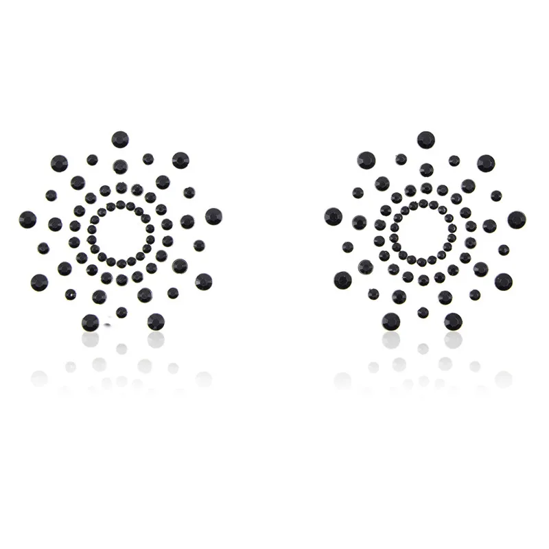 Клейкие наклейки для груди в форме цветка 1 пара|аксессуары нижнего белья| |