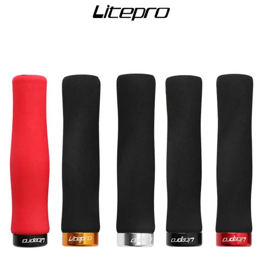 Litepro MTB горный велосипед Замок Губка рукоятка складные велосипедные ручки