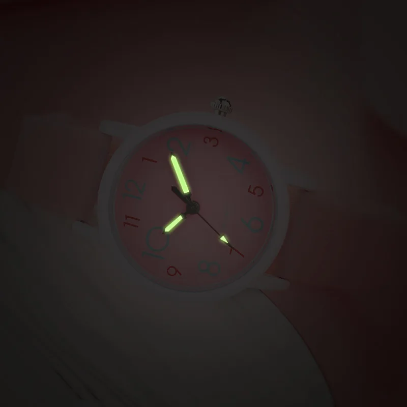 Детские наручные часы Мультяшные карамельных цветов резиновые кварцевые лучший