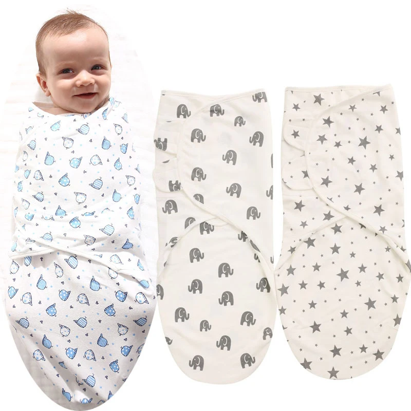 

Baby Sleeping Bag Newborn Envelope Cocoon Wrap Swaddle Soft 100% Cotton 0-6 Months Sleep Blanket Baby Accessories Newborn Room