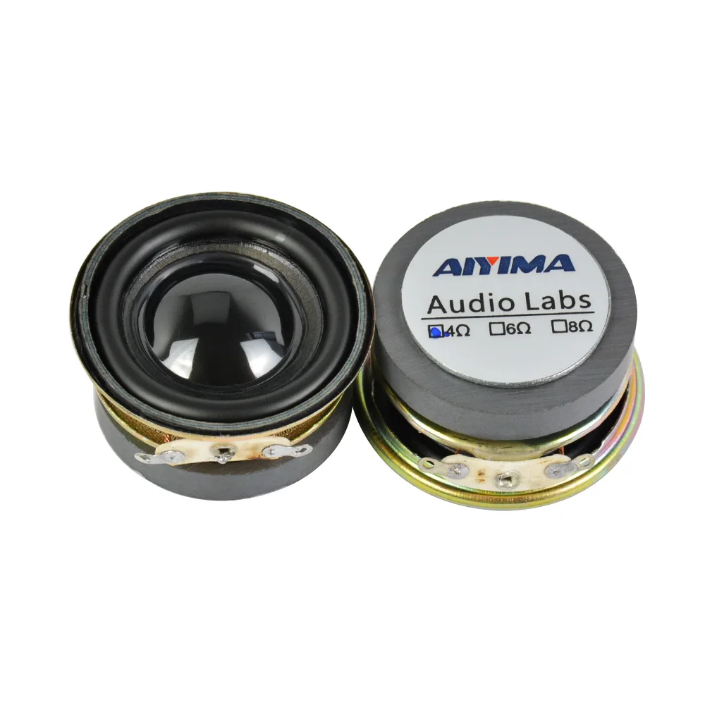 AIYIMA 2 шт. 1 5 дюйма 40 мм полный диапазон звука динамик 4 Ом 3 Вт Bluetooth усилитель