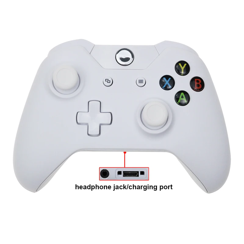 Для Xbox One геймпад Bluetooth беспроводной контроллер джойстик игровой джойстик для X box One без логотипа - Цвет: White2
