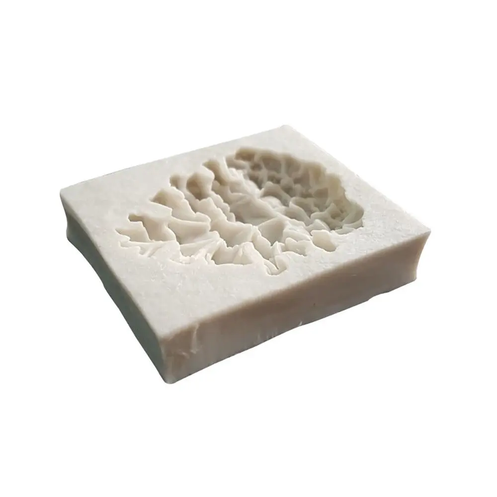 Лидер продаж 2020 пищевой силикон Рождественская сосновая гайка помадка форма для