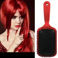2 color bordeaux black large abs air cushion massage comb men and women anti static massage comb brush gift for father
