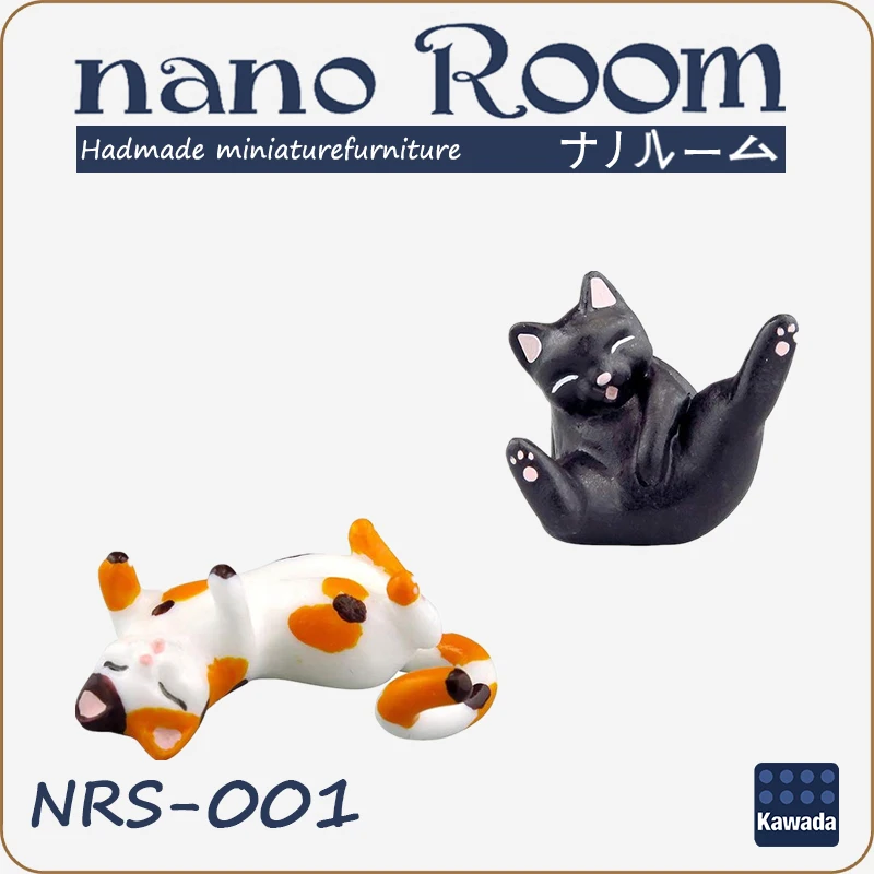 Нано комната ручной работы миниатюрная мебель NanoRoom NRS-001 Набор фигурок кота