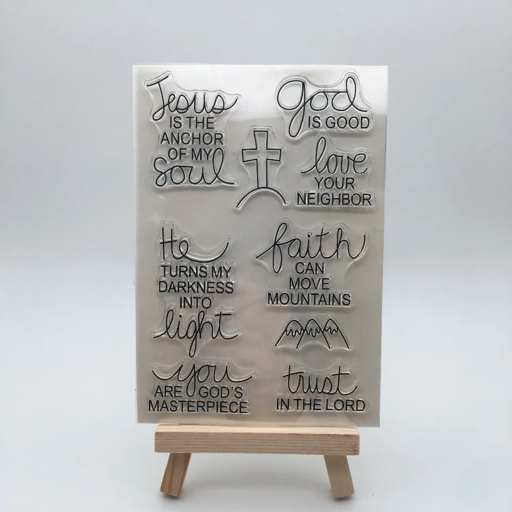 Крест Прозрачный чистый силикон штамп/печать для DIY Скрапбукинг/фотоальбом