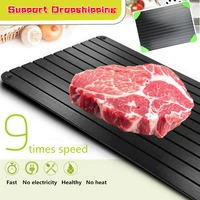 fast defrosting tray thaw meat fish plate chopping blocks defrosting trays 2 in 1 thawing plate kitchen tools drop shipping