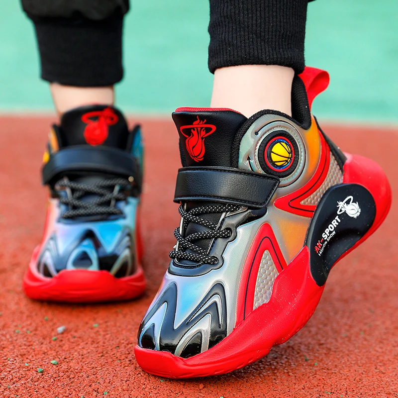 Brand Kids Sneakers Children Basketball Shoes Waterproof Running Shoes Casual Sports Shoes Boys Tennis Shoes Child Basket Shoe