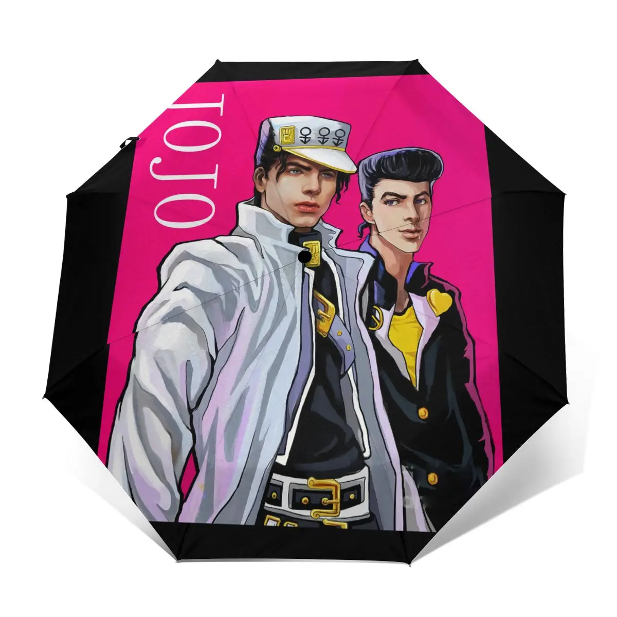 

Jojo Bizarre Adventure Umbrella Auto Anti UV Umbrella Elegant Design Golf Portable Umbrella