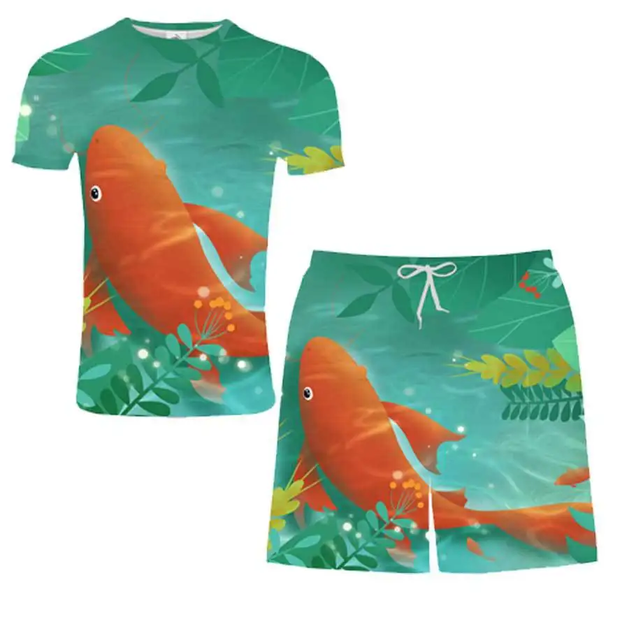 S 6XL летняя мужская одежда с коротким рукавом костюм для рыбалки круглая рубашка