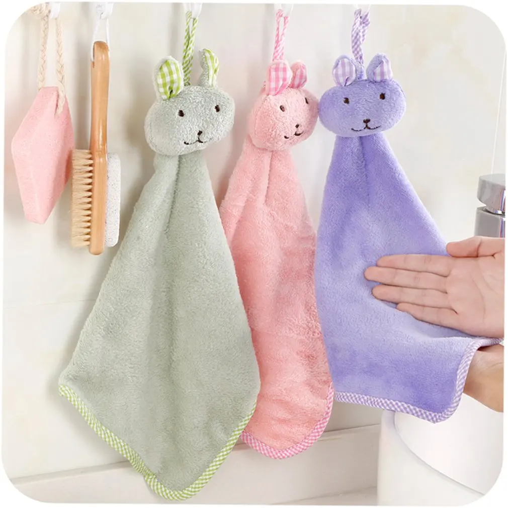 

Cartoon rabbit small purple scarf household goods household goods