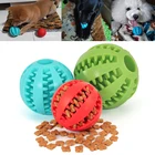 Интерактивные игрушки для собаки мяч для резиновая игрушка для собаки для маленьких больших жевательная игрушка для собак мяч для чистки зубов, снэк-утечки Еда товаров для домашних животных