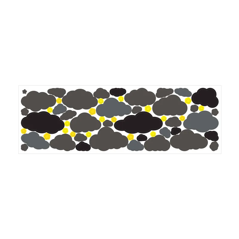 

Ins Cute Clouds Sticker Hand Account Diy Creative Decoration Material Sticker Personalized Art Supply Stationery Korean Stickers