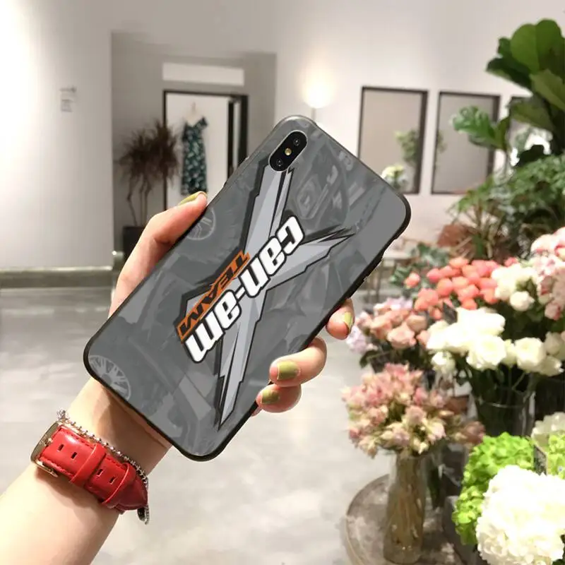 HPCHCJHM Can Am Can-am Team Black TPU Soft Phone Case Cover for iPhone 11 pro XS MAX 8 7 6 6S Plus X 5S SE XR case | Мобильные