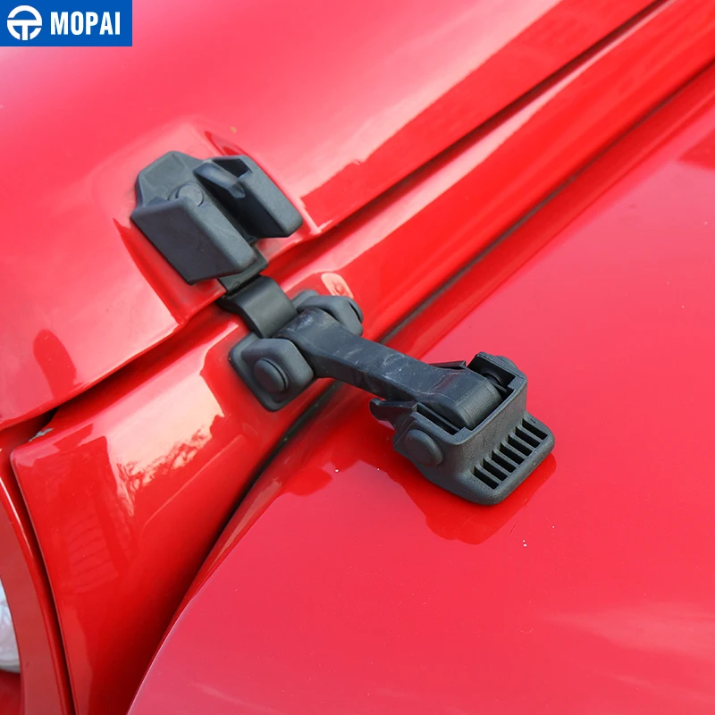 Крышка двигателя MOPAI для Jeep Wrangler JK JL 2007-2018 крышка защелки капота автомобиля 2019
