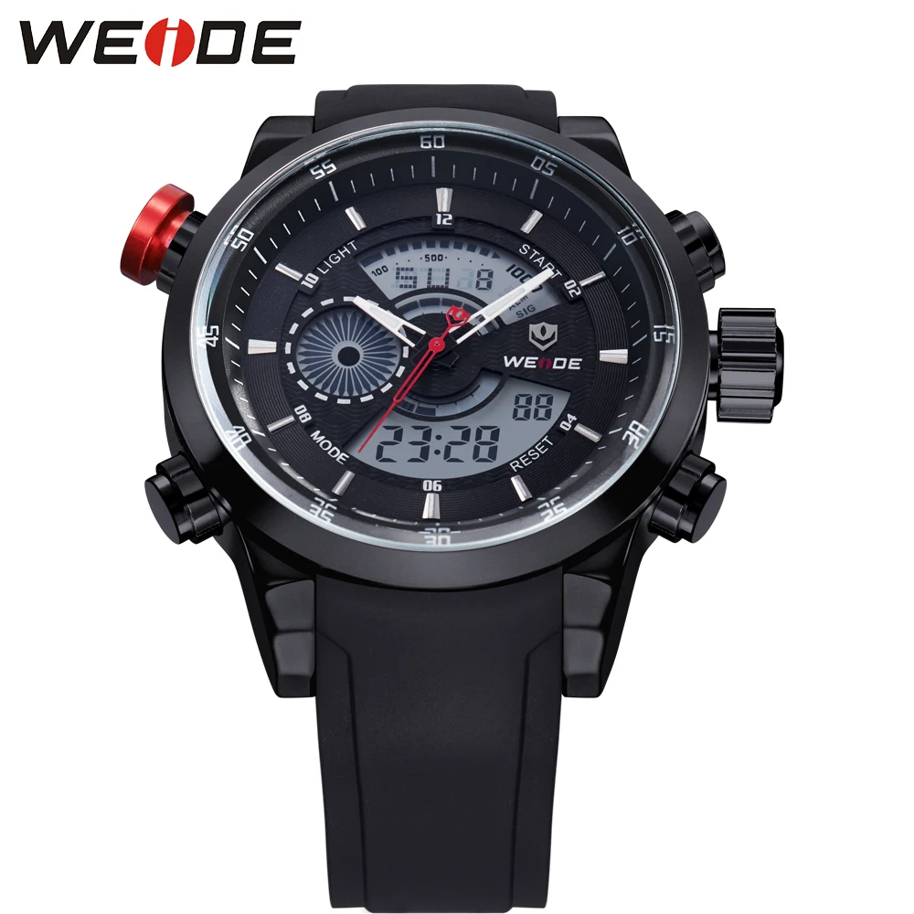 Часы наручные WEIDE мужские кварцевые роскошные армейские водонепроницаемые в