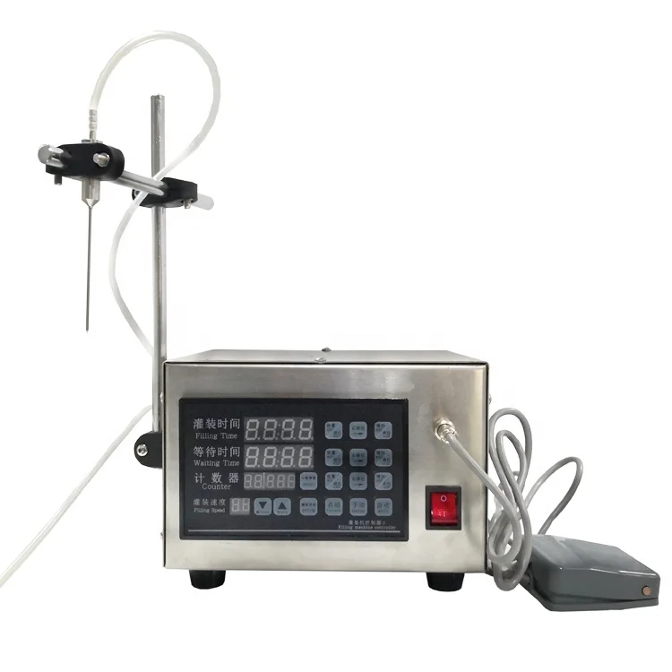 

Desktop peristaltic pump liquid filling machine for lip gloss