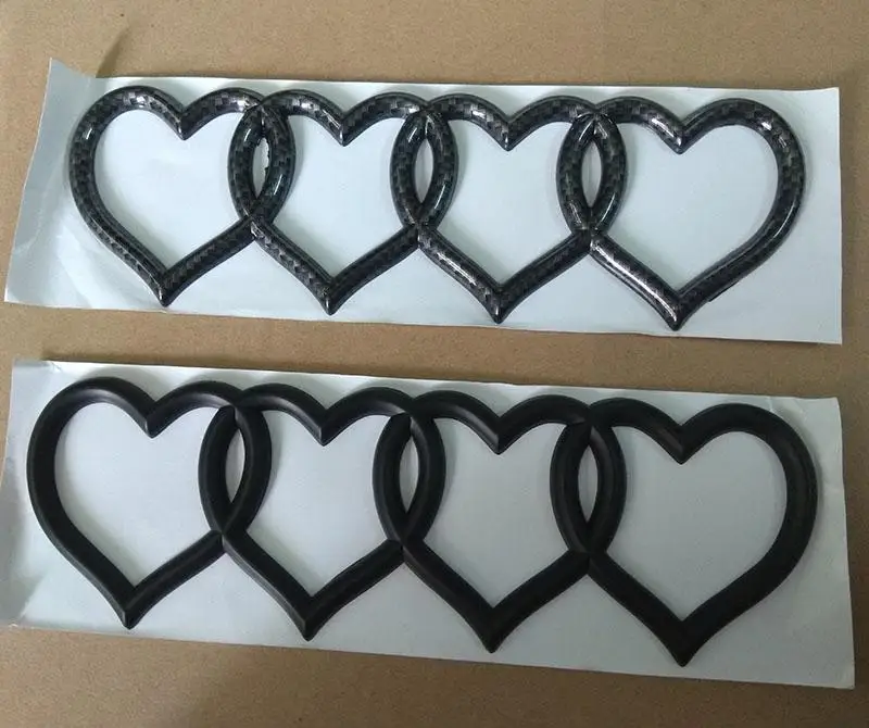 Логотип HiMISS Love Heart задний значок на багажник наклейка замену Audi|Экономия топлива|