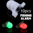 10 шт. электронный светодиодный светильник для рыбалки сигнализация для укуса рыболовная леска сигнальный индикатор стержень наконечник для ловли карпа ночная рыбалка автоматическое распознавание