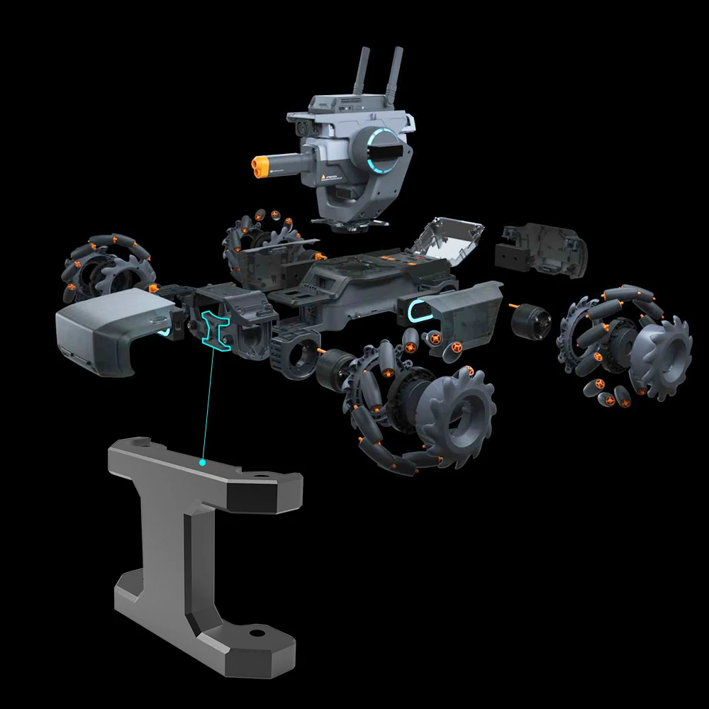 Аксессуары для DJI RoboMaster S1 передняя ось X Arm высокая прочность Torsion алюминиевый