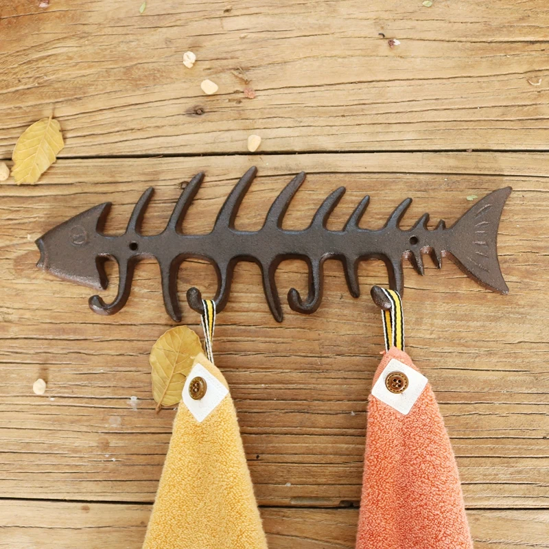 Сельские ретро чугунные поделки креативный крючок для спальни шкафа шляпы