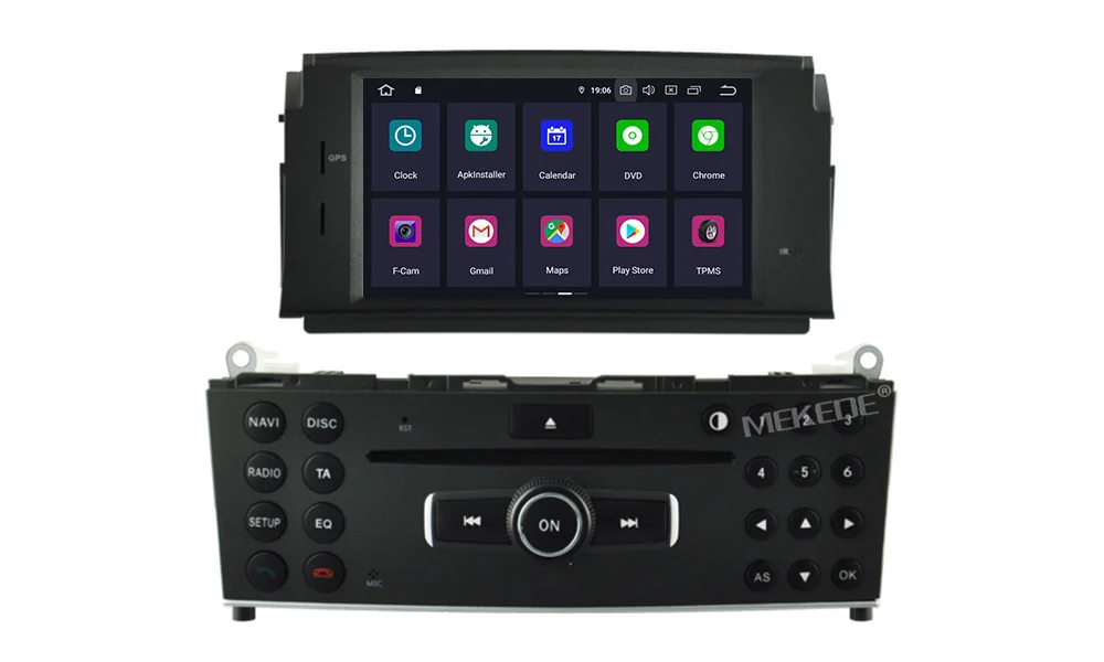 PX5 android 9,0 4 Гб+ 64 Гб автомобильное радио gps навигация для Mercedes Benz C200 C180 W204 2007-2010 с wifi BT carplay USB navi