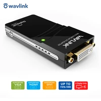 wavlink usb 2 0 to dvivgahdmi video graphics display adapter hdtv crt lcd projector displaylink supports windows 108 187