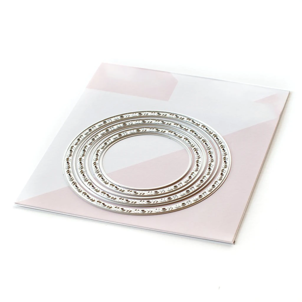 

Flok Edge Circle Die Set Metal Cutting Dies 2021 New Diy Molds Scrapbooking Paper Making Die Cuts Crafts Template Handmade