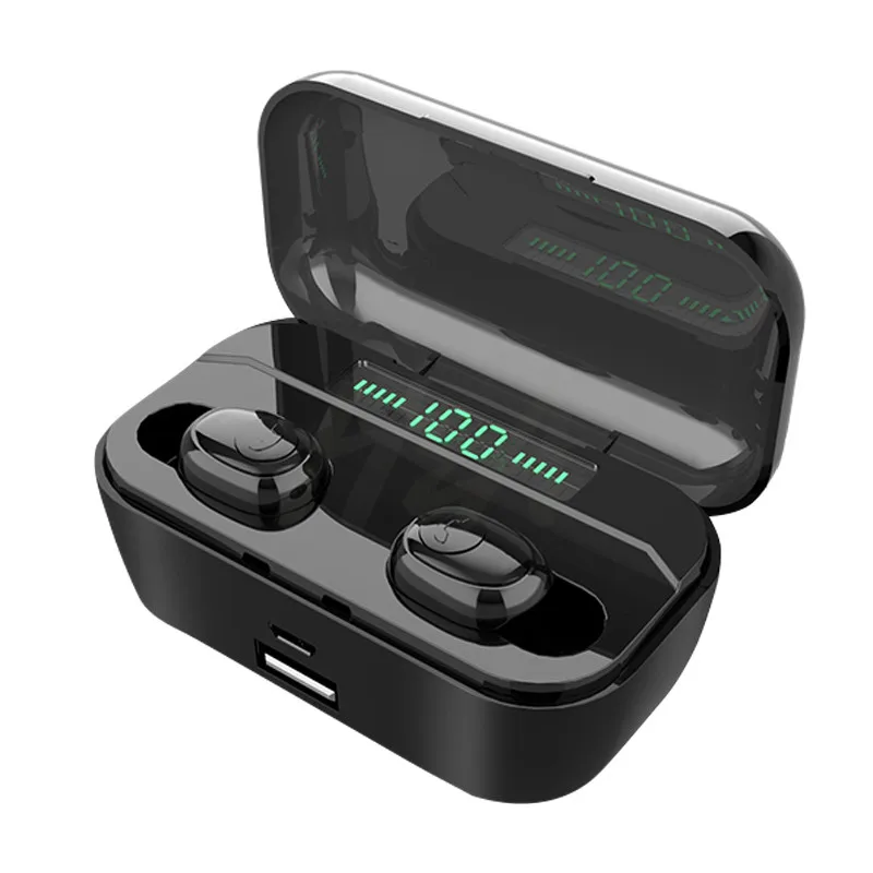 Rockspace Bluetooth наушники EB10 СПЦ True Беспроводной наушники Bluetooth 4.1 Стерео Наушники с Зарядное устройство коробка Портативный - Цвет: G6S 3500mAh