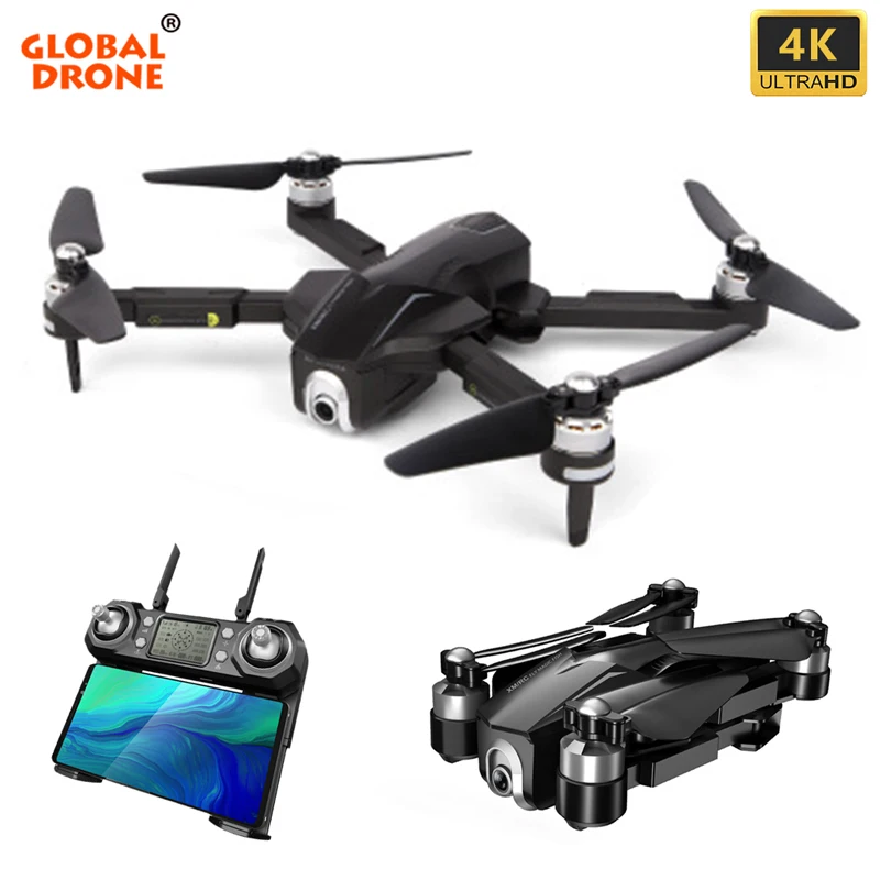 Дрон 4K GPS Дроны с камерой HD камера следуй за мной Квадрокоптер автоматический