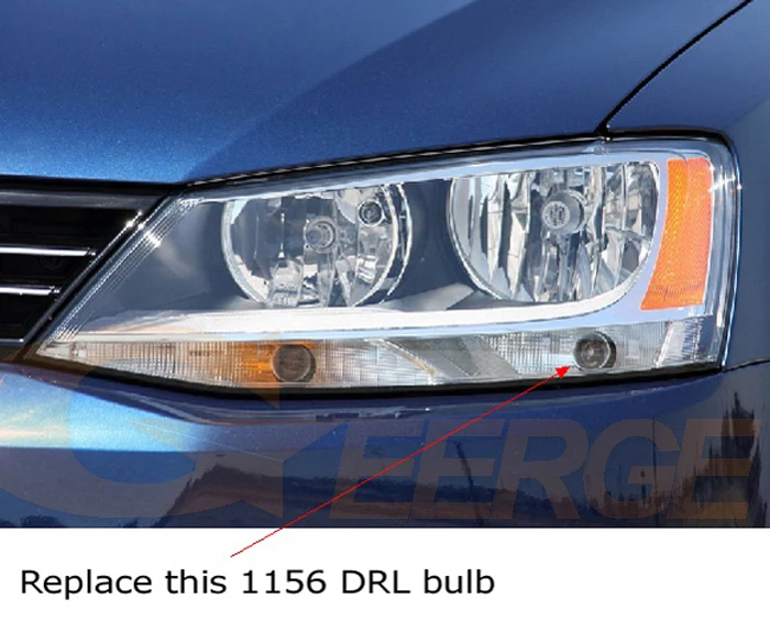 Светодиодный дневный светильник DRL для Volkswagen VW Jetta 2011 2012 2013 2014 2015 2016 ультра-яркий