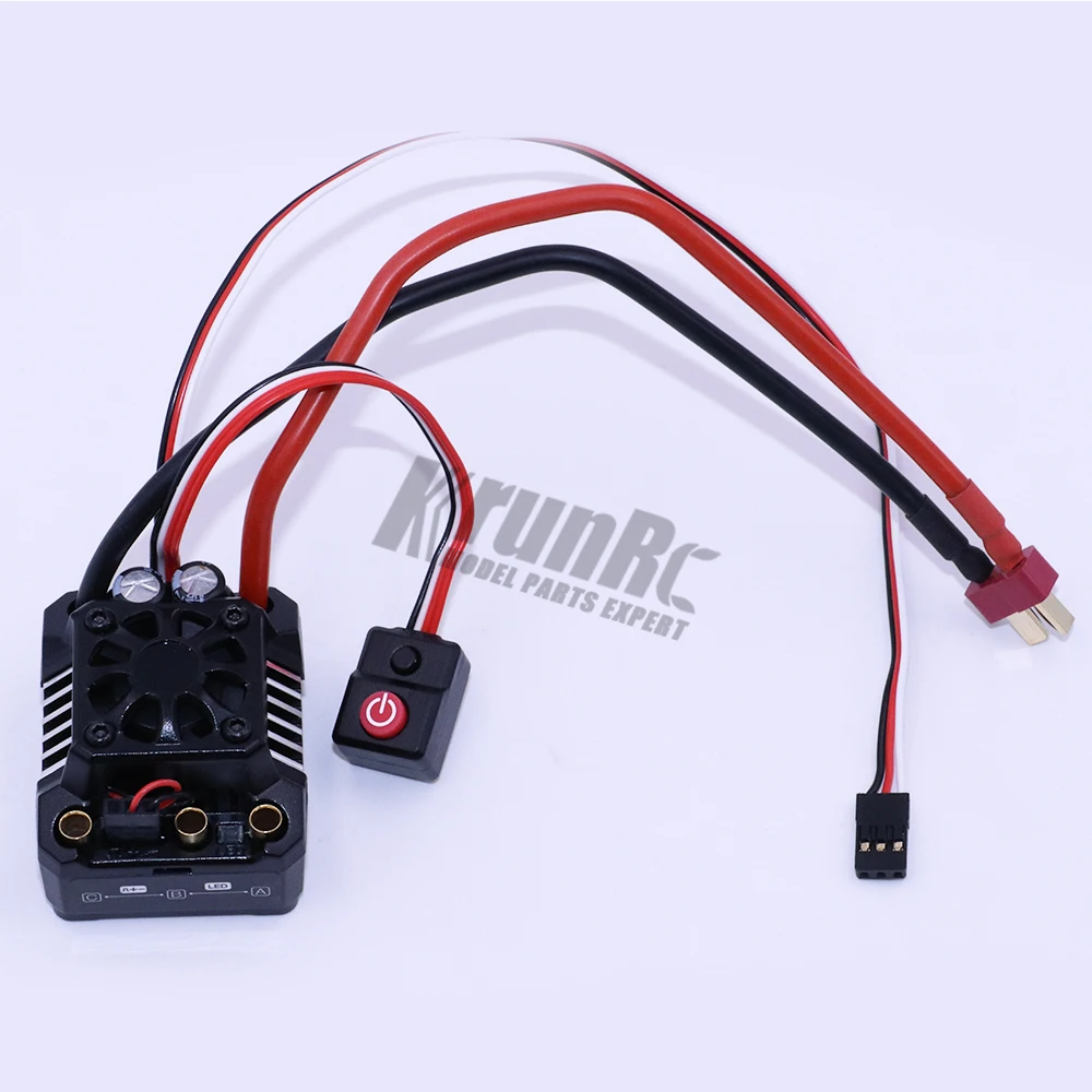 1 шт. MAX10 SCT RTR 80A бесщеточный ESC+ X-TEAM 3660 3800KV набор бессенсорных моторов+ светодиодный модуль для 1/10 RC автомобилей