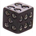 5 шт. 6-сторонних кубиков из смолы-готический стиль с черепами-идеально подходит для настольных Wargames и RPGs MTG TRPG ролевых игр